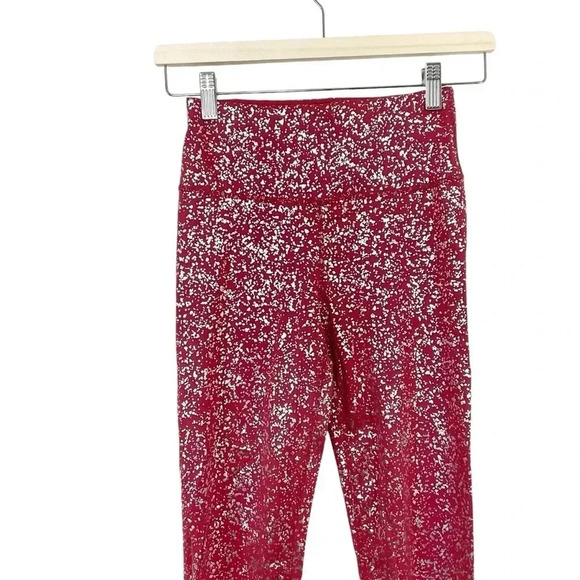 Sweaty Betty 7/8 Goddess Tight XS Pink Foil Print - Picture 2 of 6